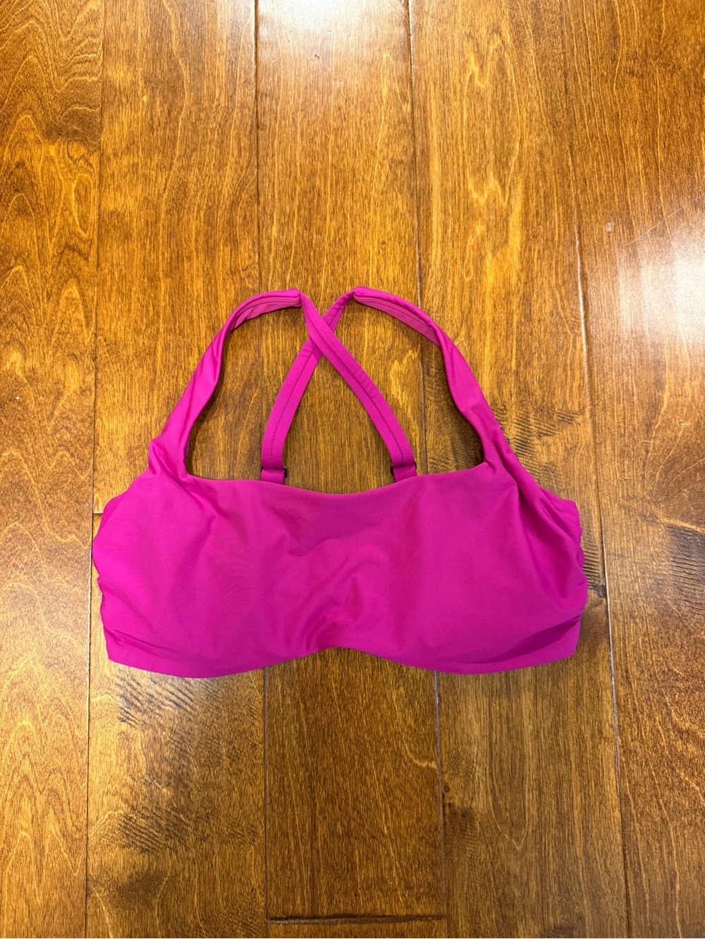 Athleta Hot Pink Strappy Bikini Top